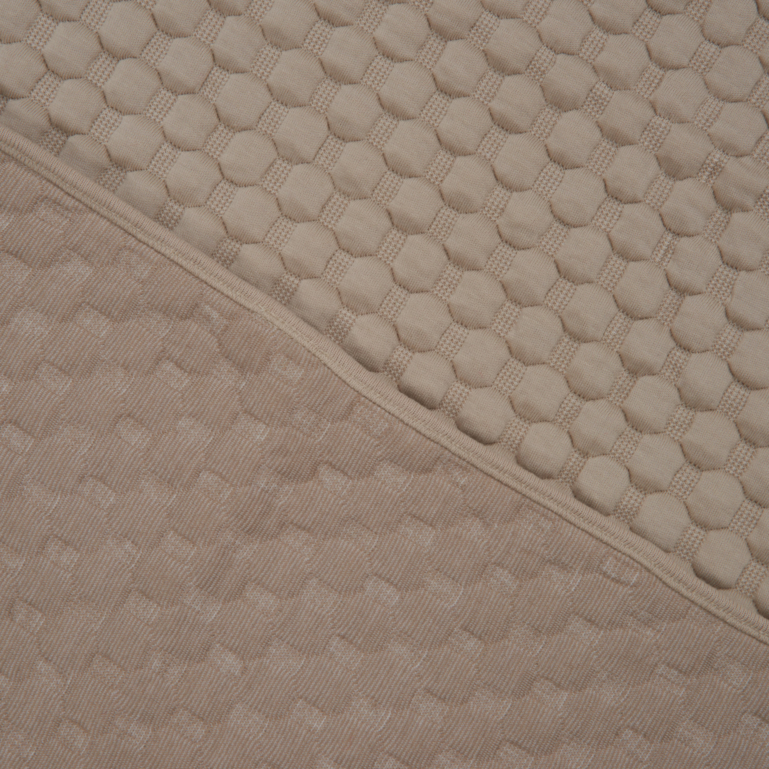 PŘEHOZ NA POSTEL, bavlna, 150/210 cm - béžová, Konvenční, textil (150/210cm) - Novel