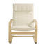 RELAXAČNÍ KŘESLO - přírodní barvy/béžová, Design, dřevo/textilie (67/93/78cm) - Carryhome RELAXAČNÍ KŘESLO - přírodní barvy/béžová, Design, dřevo/textilie (67/93/78cm) - Carryhome