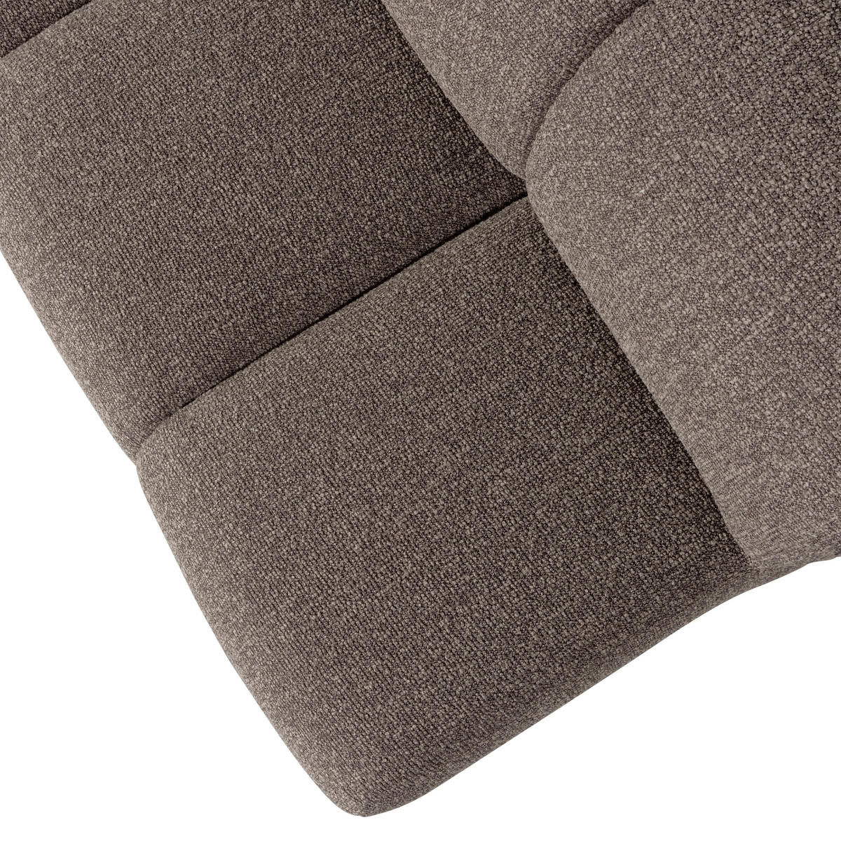 SITZBANK in Textil Braun  - Schwarz/Braun, MODERN, Kunststoff/Textil (164/83/73cm) - Livetastic