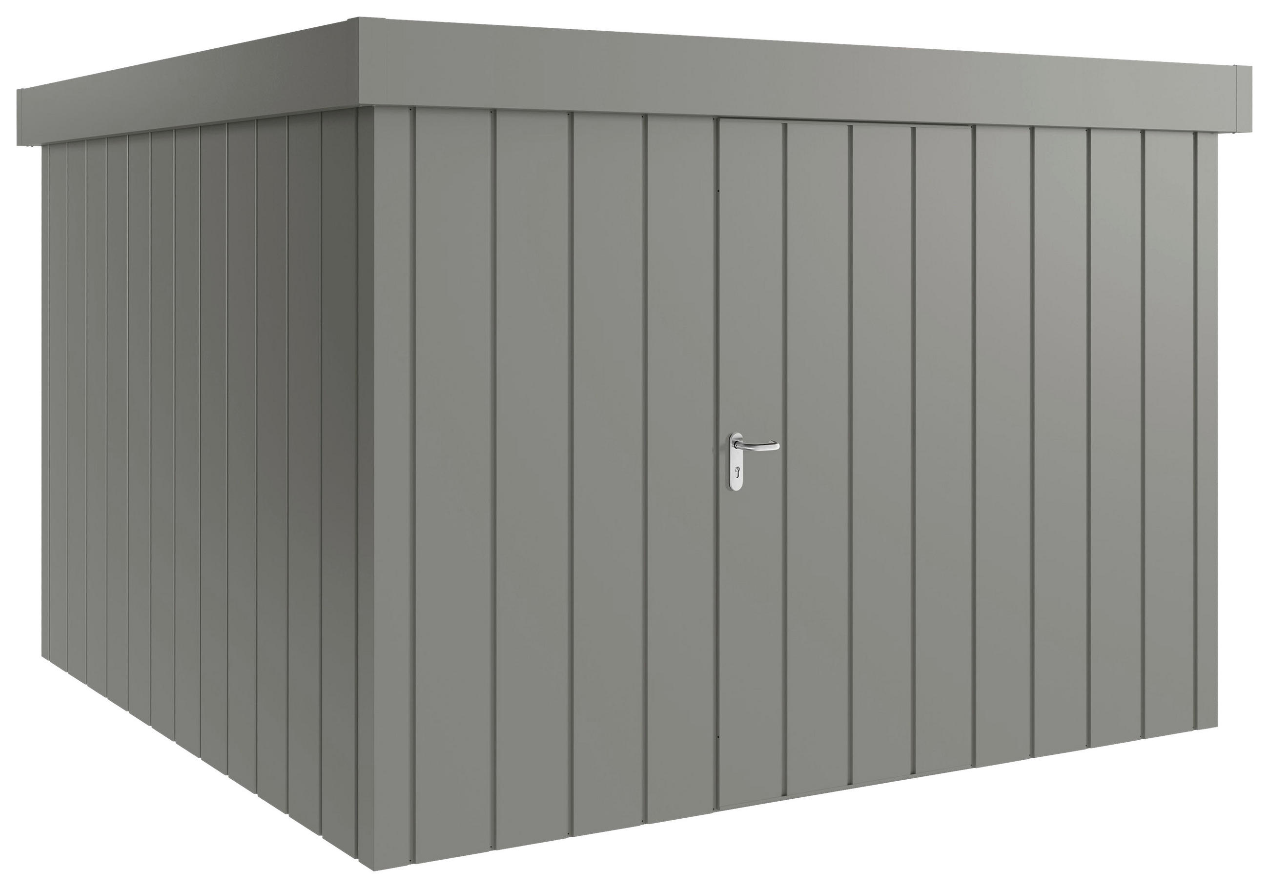 GERÄTEHAUS 325/220/323 cm  - Alufarben, Basics, Metall (325/220/323cm) - Hörmann