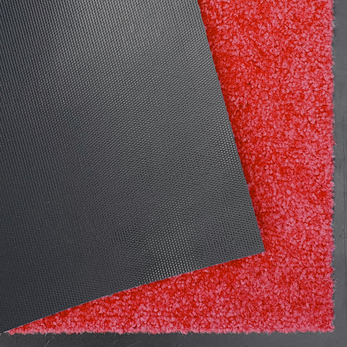 SCHMUTZFANGMATTE  120/180 cm  Rot  - Rot, Basics, Kunststoff/Textil (120/180cm) - Hanse Home