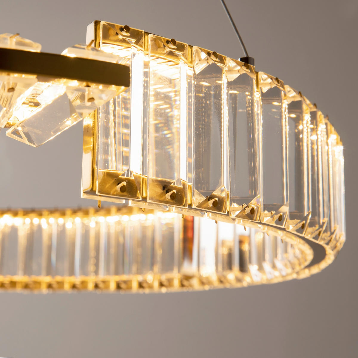 PENDELLEUCHTE Krone 62/50 cm  - Messingfarben, Design, Metall (62/50cm) - MAYTONI