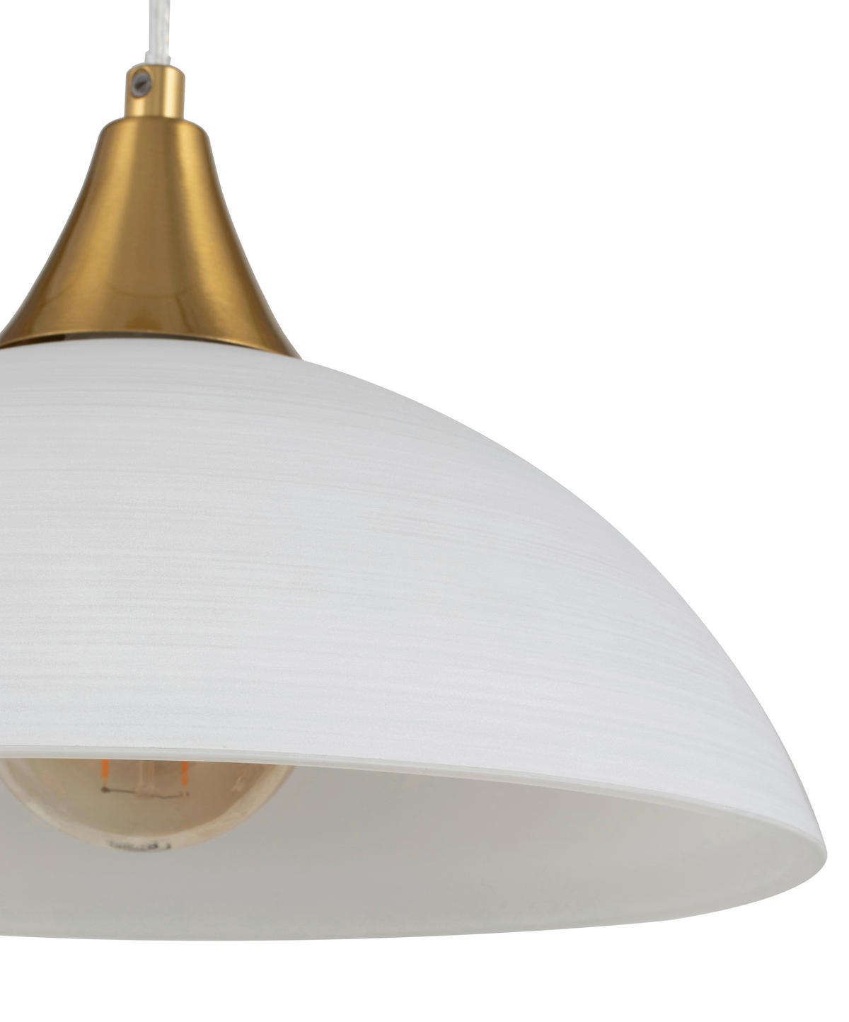HÄNGELEUCHTE 106/30/150 cm  - Weiß, Trend, Glas/Metall (106/30/150cm) - Novel