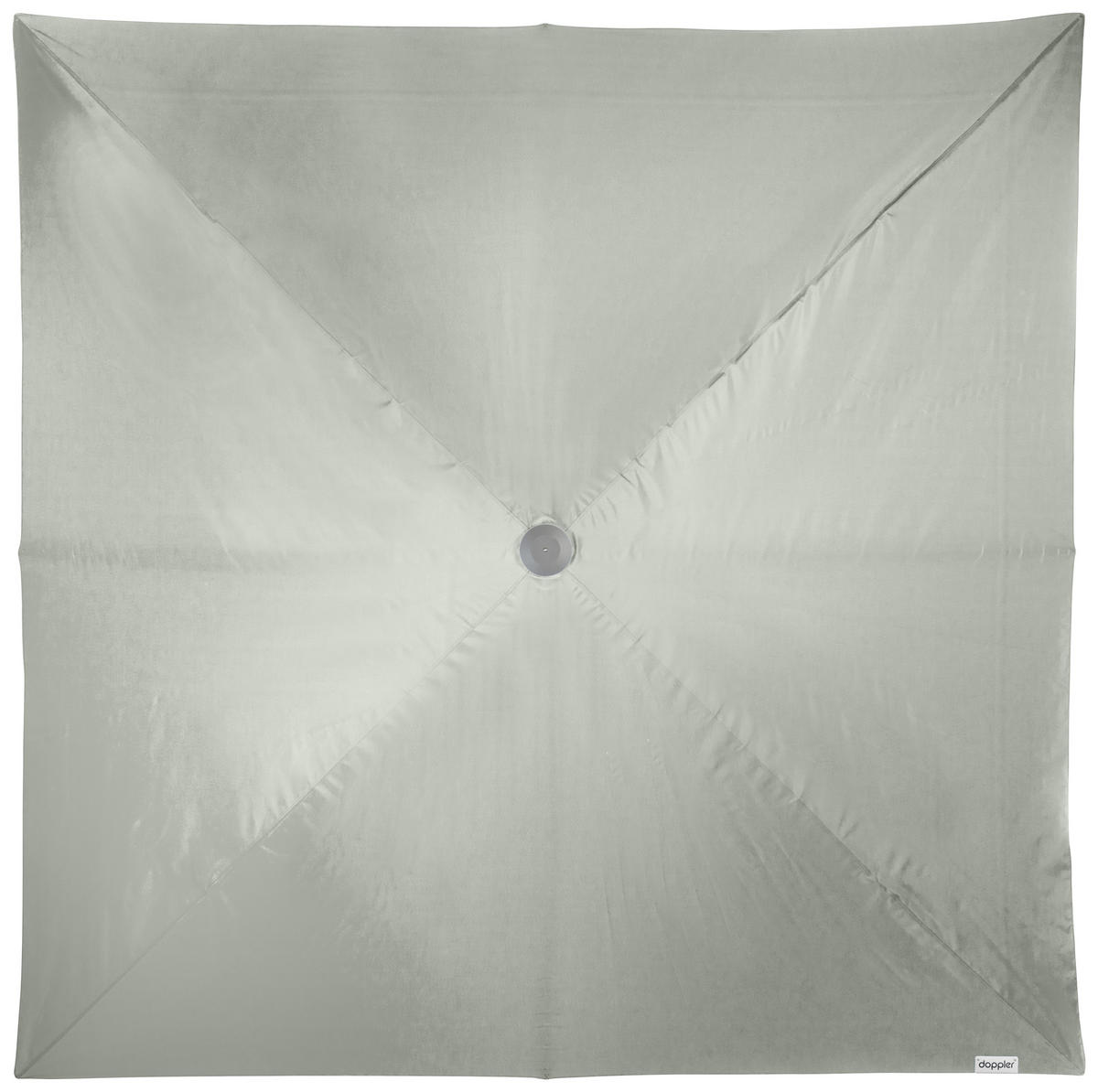 SONNENSCHIRM 400x400 cm Grau  - Alufarben/Grau, Basics, Textil/Metall (400/400cm) - Doppler