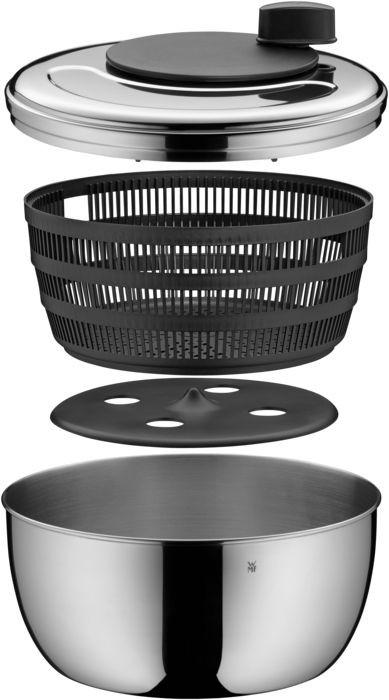 SALATSCHLEUDER Gourmet  - Schwarz, Basics, Kunststoff/Metall (24cm) - WMF