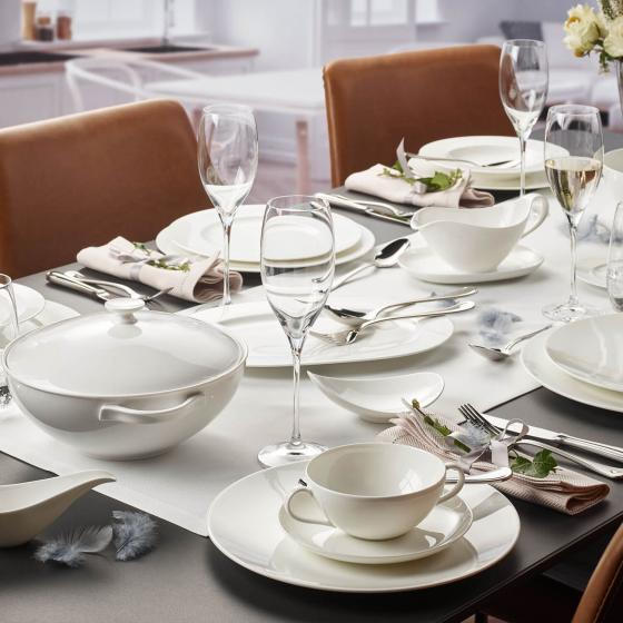 UNTERTASSE - Weiß, Basics, Keramik (18cm) - Noblesse - V&B