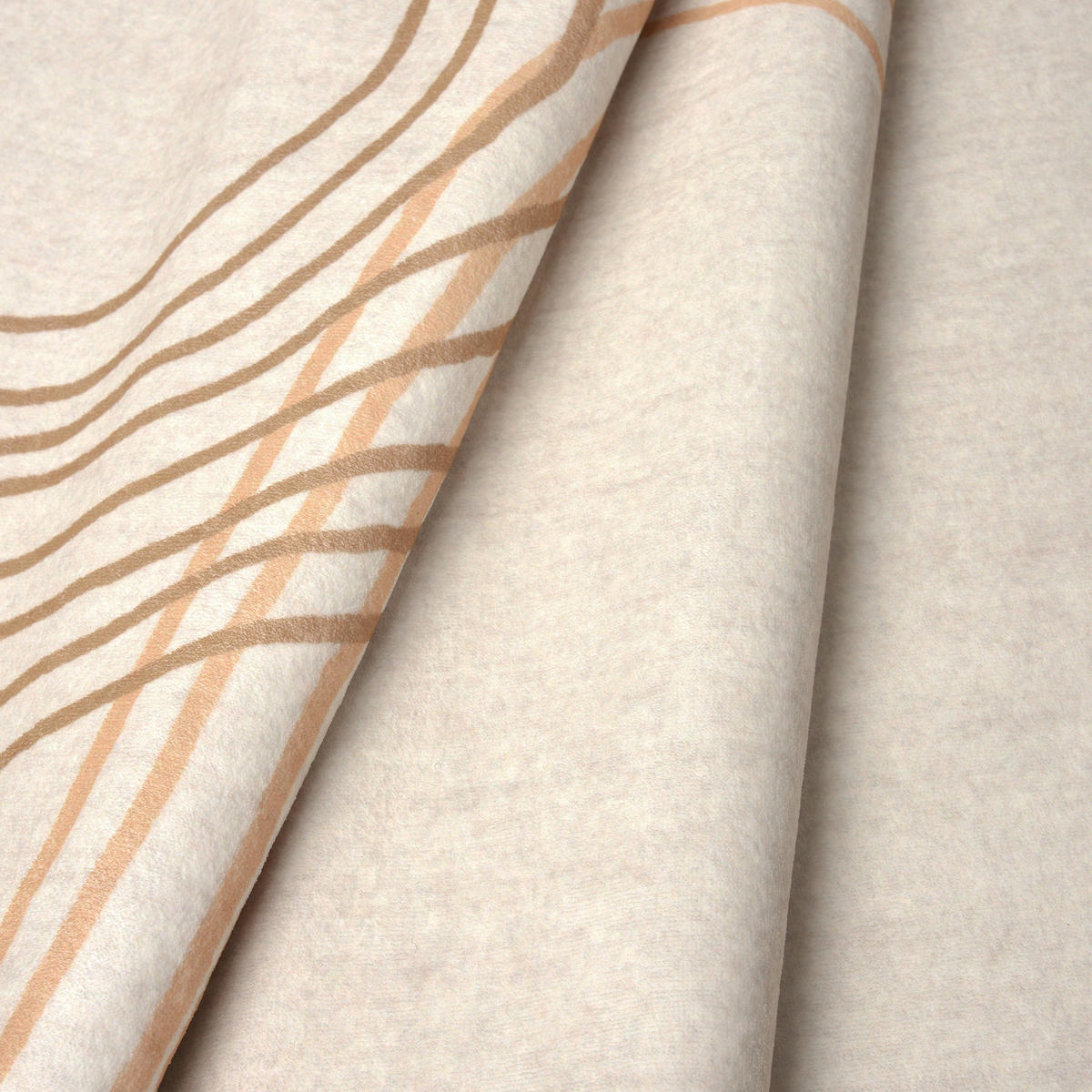 KOBEREC TKANÝ NA PLOCHO, 160/230 cm, pískové barvy, koňaková - pískové barvy/koňaková, Design, textil/plast (160/230cm) - Lindorug