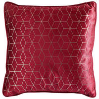 ZIERKISSEN 45/45 cm  - Dunkelrot, Trend, Textil (45/45cm) - Novel