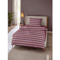 POSTEĽNÁ BIELIZEŇ, flanel, bordová, 140/200 cm - bordová, Design, textil (140/200cm)