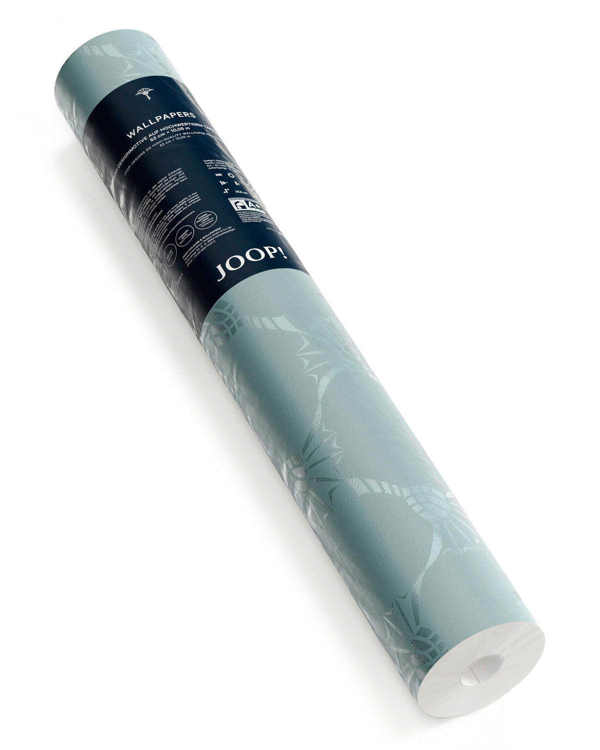 VLIESTAPETE 10.05 m J! CORNFLOWER  - Pastellblau, Design, Textil (53/1005cm) - Joop!