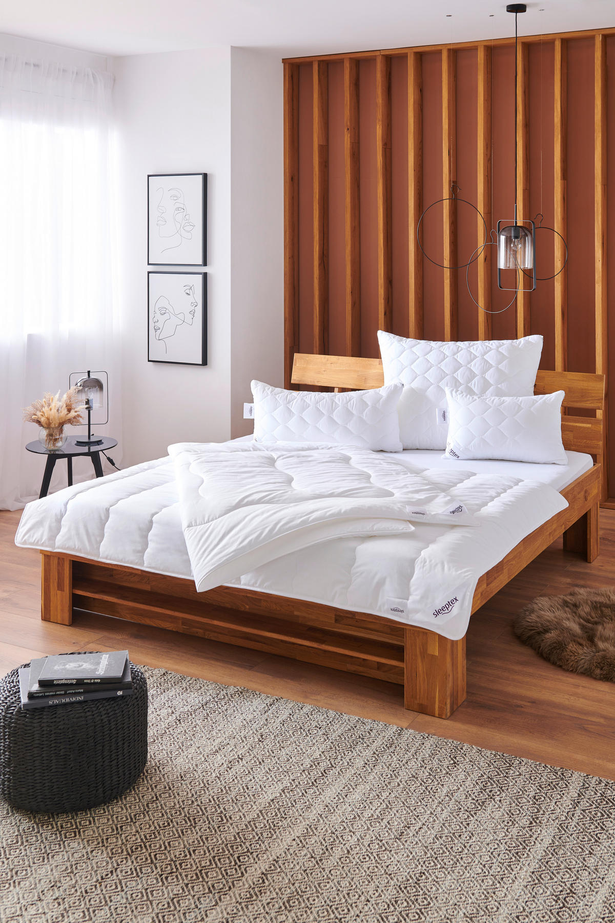 EGÉSZ ÉVES PAPLAN 140/200 cm  - fehér, Basics, textil (140/200cm) - Sleeptex