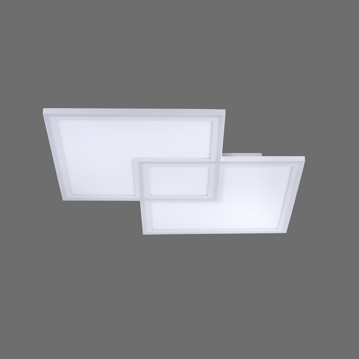 LED-DECKENLEUCHTE 51 W    67/67/5 cm  - Weiss, Trend, Kunststoff/Metall (67/67/5cm) - Novel