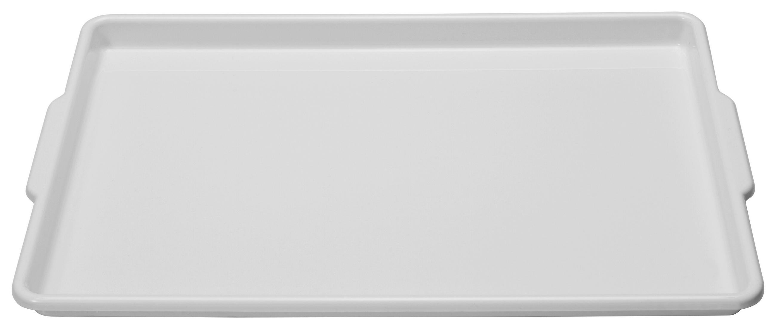 Serviertablett Aus Kunststoff Berta 50x33 Cm, Weiß