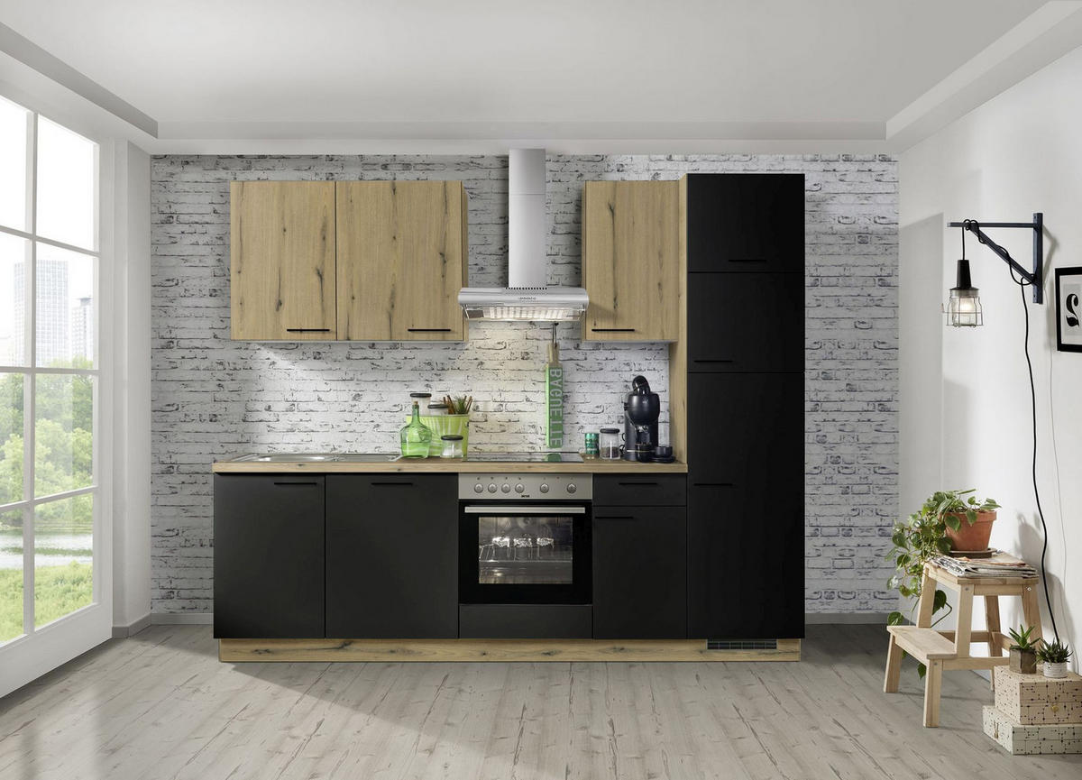 BLOK KUHINJA BEZ APARATA   - Design, drvni materijal (270cm) - Welnova