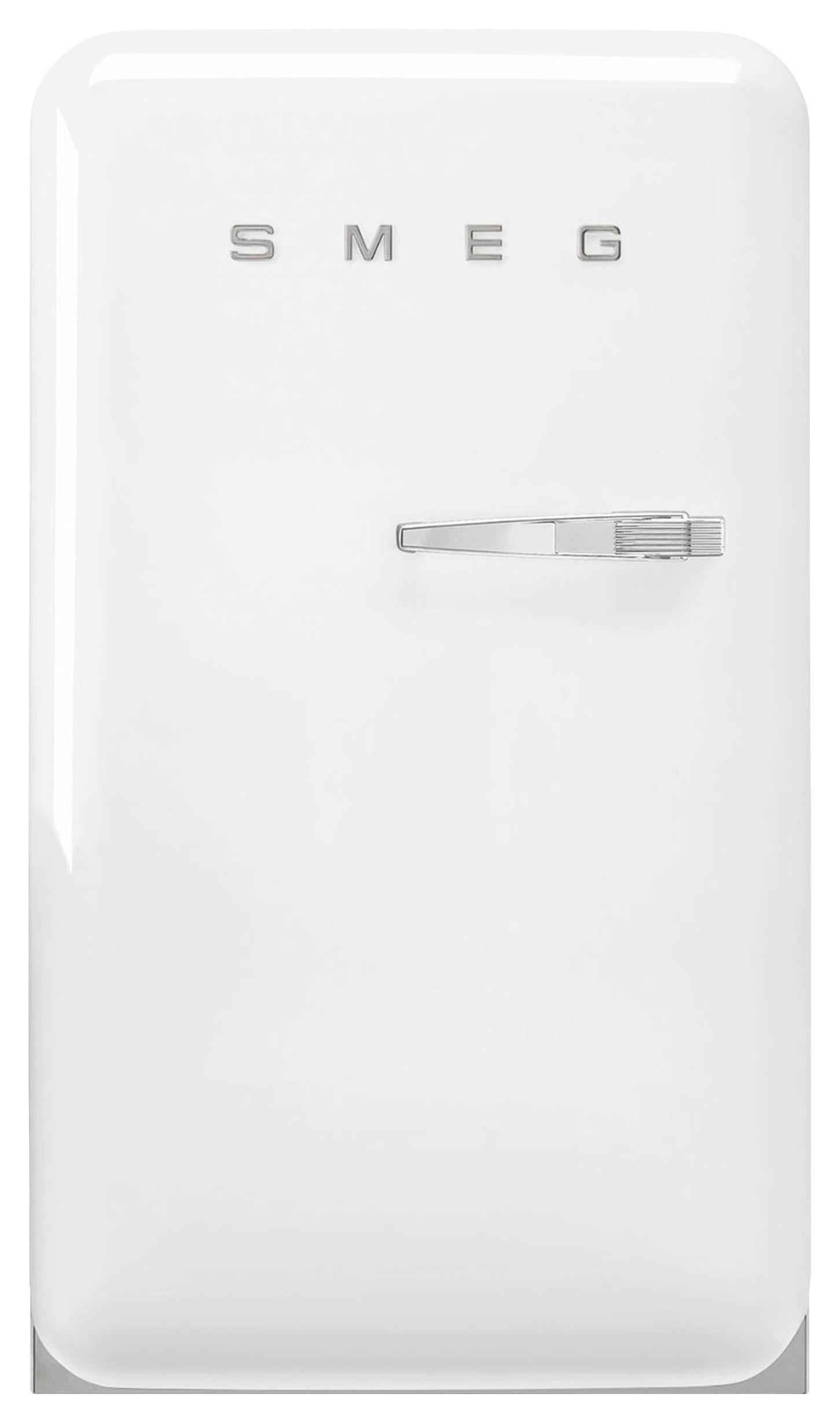 KÜHLSCHRANK 54,5/97-98/70,1 cm FAB10LWH6  - Weiß Hochglanz, Basics, Glas/Metall (54,5/97-98/70,1cm) - SMEG