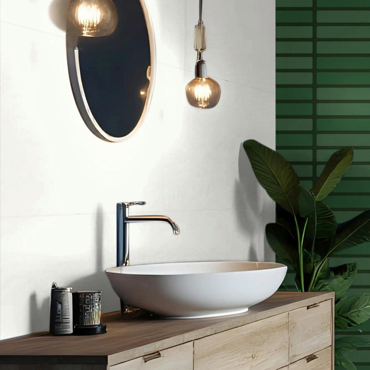 Vinyl für die Wand  - Weiß Hochglanz, MODERN, Kunststoff (60/30cm)