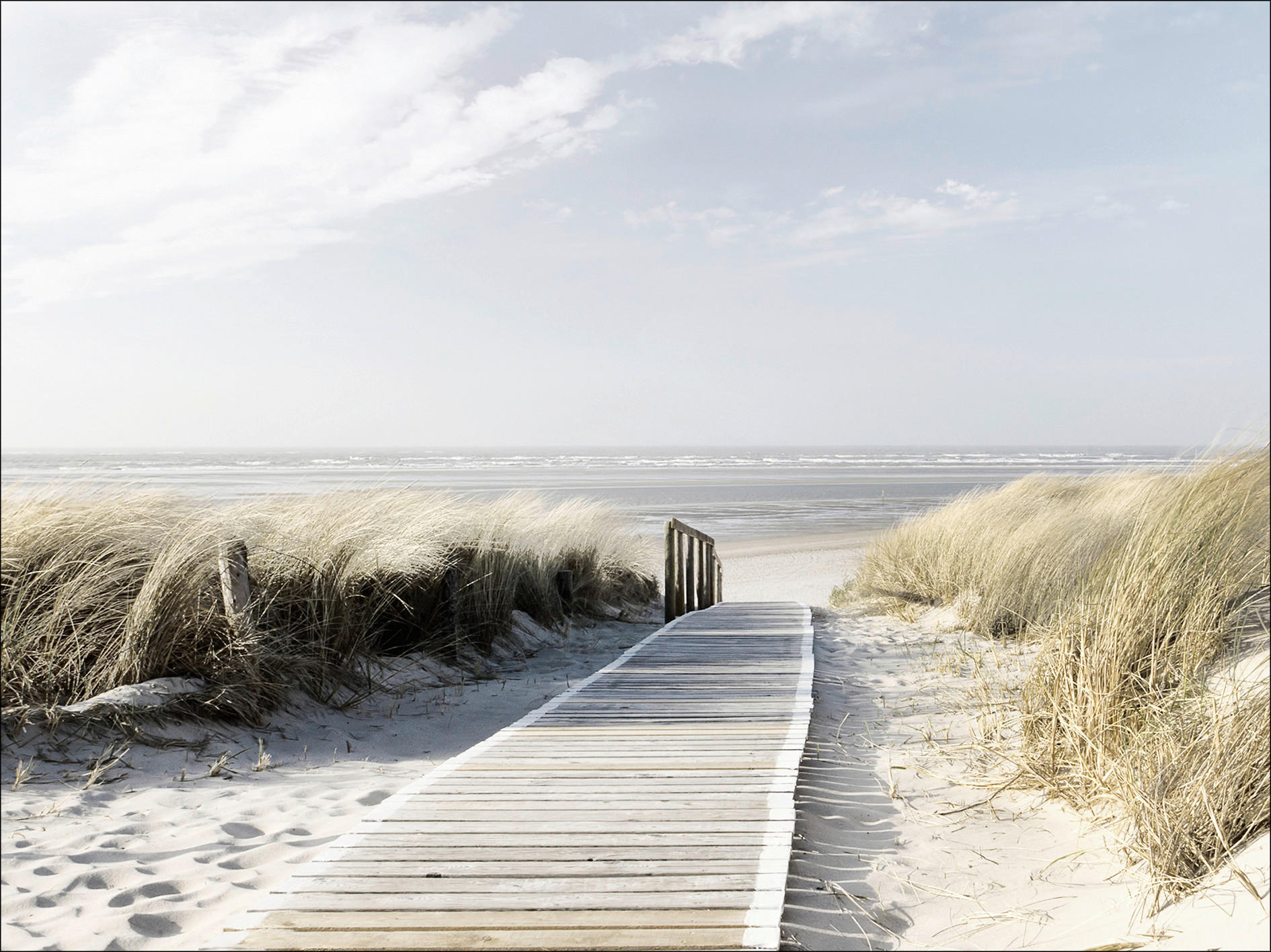 Leinwandbild Meerblick Lii Strandmotiv Natur 116x84 Cm