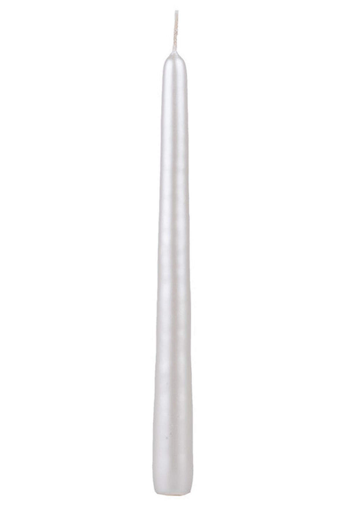 SVIEČKA V TVARE SLZY - biela, Basics, prírodné materiály (2.2/24/2.2cm)