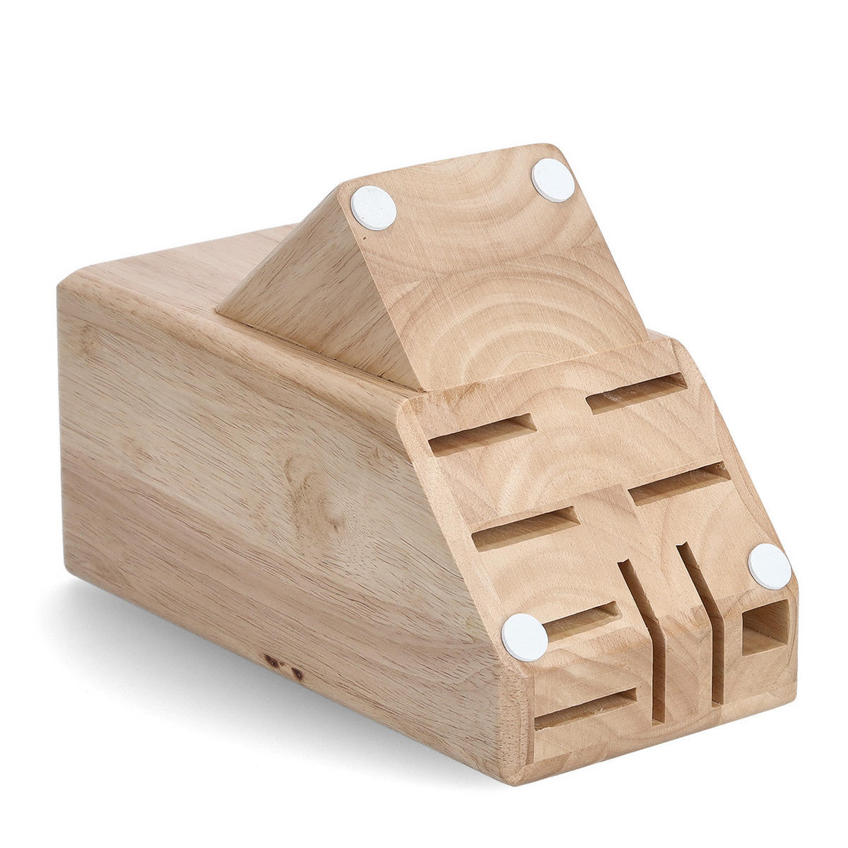 MESSERBLOCK  - Naturfarben, Basics, Holz (13/25/22cm) - Zeller Present