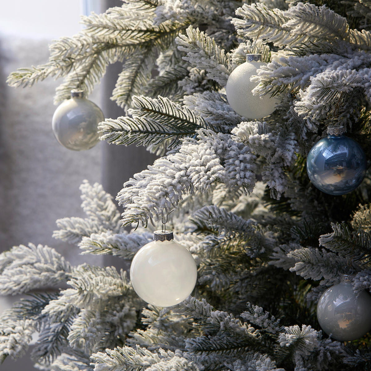 WEIHNACHTSBAUM 180 cm  - Weiss/Grün, Lifestyle, Kunststoff/Metall (180cm) - X-Mas