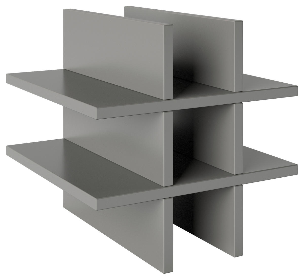 REGALEINSATZ - Grau, Basics, Holzwerkstoff (34/34/33,4cm) - MID.YOU