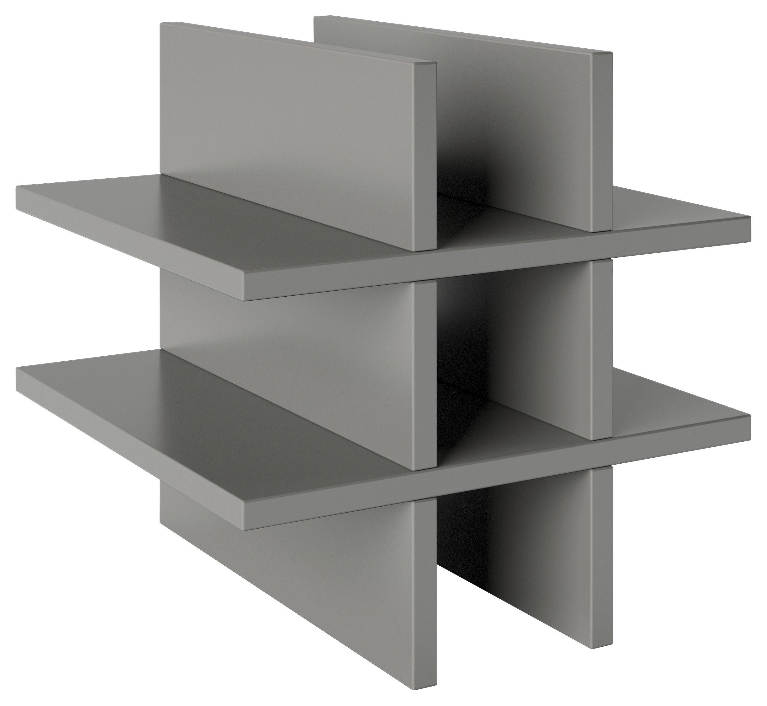 Mid.you Regaleinsatz Fortuna Grau 34x34x33.4 cm