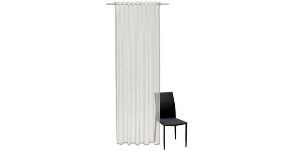 FERTIGVORHANG MINO halbtransparent 140/245 cm - Silberfarben, KONVENTIONELL, Textil (140/245cm) - Dieter Knoll