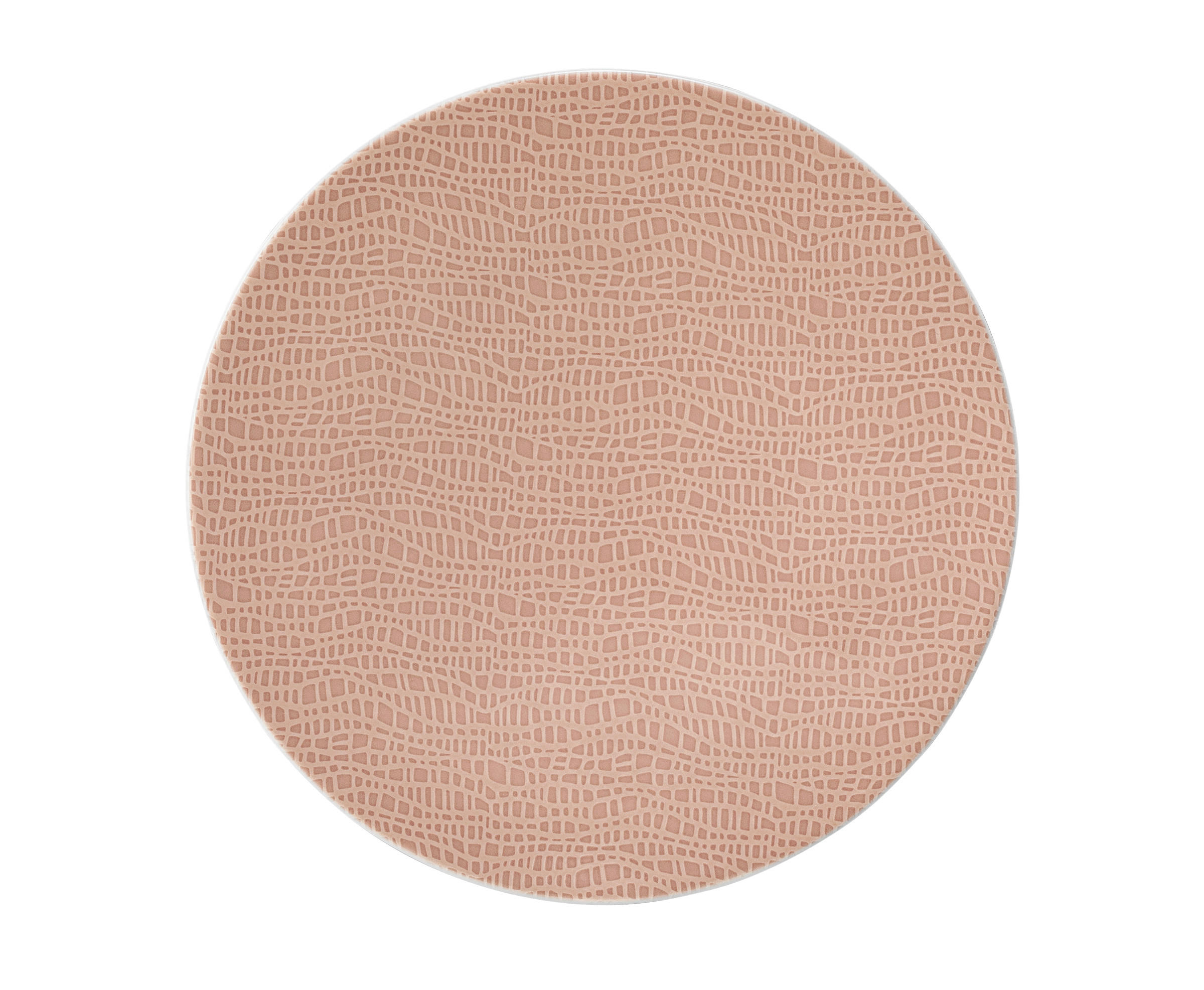 FRÜHSTÜCKSTELLER 22,5 cm - Weiss/Rosa, Design, Keramik (22,5cm) - Seltmann Weiden