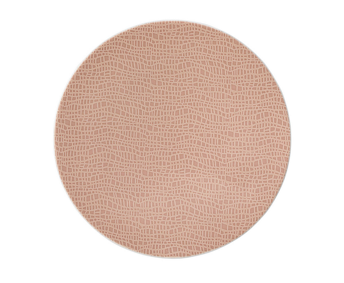 FRÜHSTÜCKSTELLER 22,5 cm  - Weiss/Rosa, Design, Keramik (22,5cm) - Seltmann Weiden