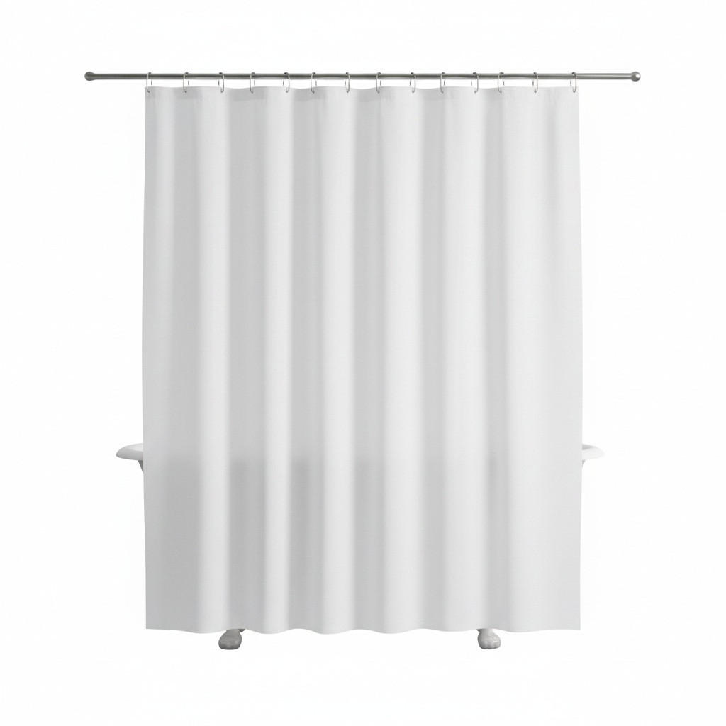 DUSCHVORHANG TRANSPARENT 180/200 cm  - Transparent, Basics, Textil (180/200cm) - Spirella