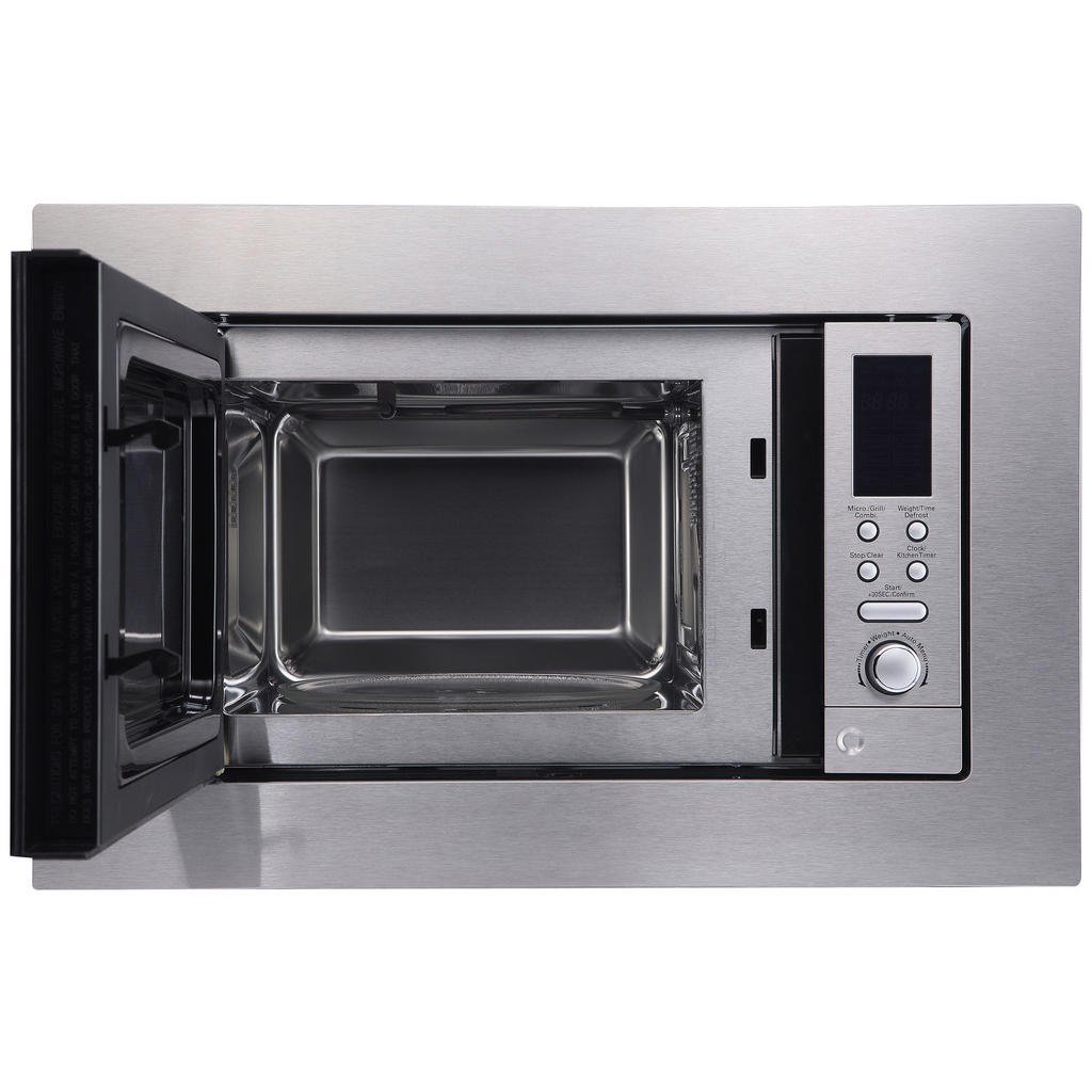 Thumbnail - Respekta Einbaumikrowelle Nadia, Edelstahl, Metall, Glas, 59.5x38.8x34.4 cm, Garraumbeleuchtung, Grillfunktion, Auftaufu...