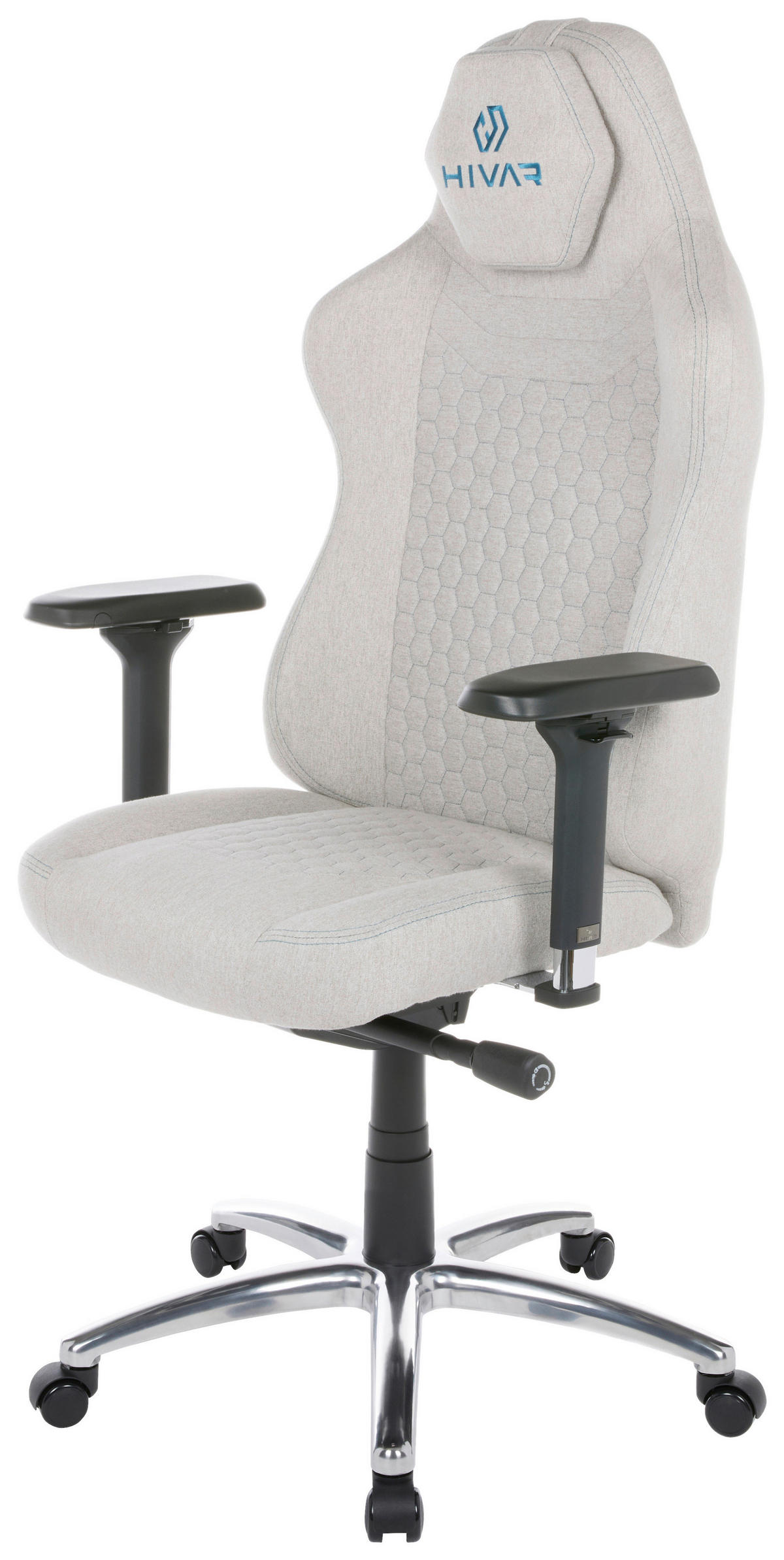 ORBICAL Smoke Silver Schwarz, Silberfarben, Hellgrau Metall, Textil   - Silberfarben/Hellgrau, LIFESTYLE, Textil/Metall (79/142/77cm) - HIVAR