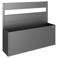 SICHTSCHUTZ ohne Hochbeet - Dunkelgrau, Basics, Kunststoff/Metall (201/91/4cm) - Biohort