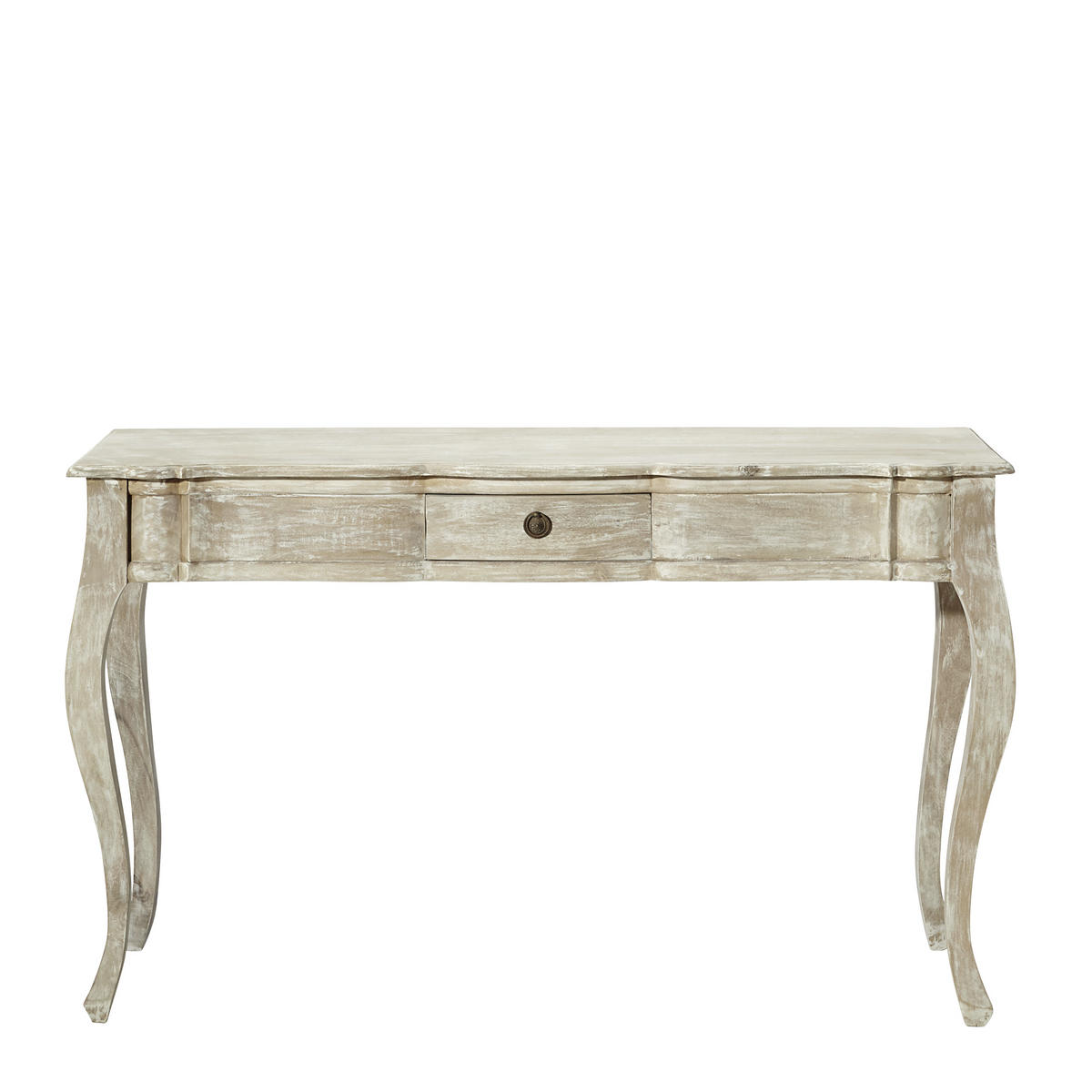 CONSOLĂ in lemn 130/40/80 cm    - alb, Trend, lemn (130/40/80cm) - Ambia Home