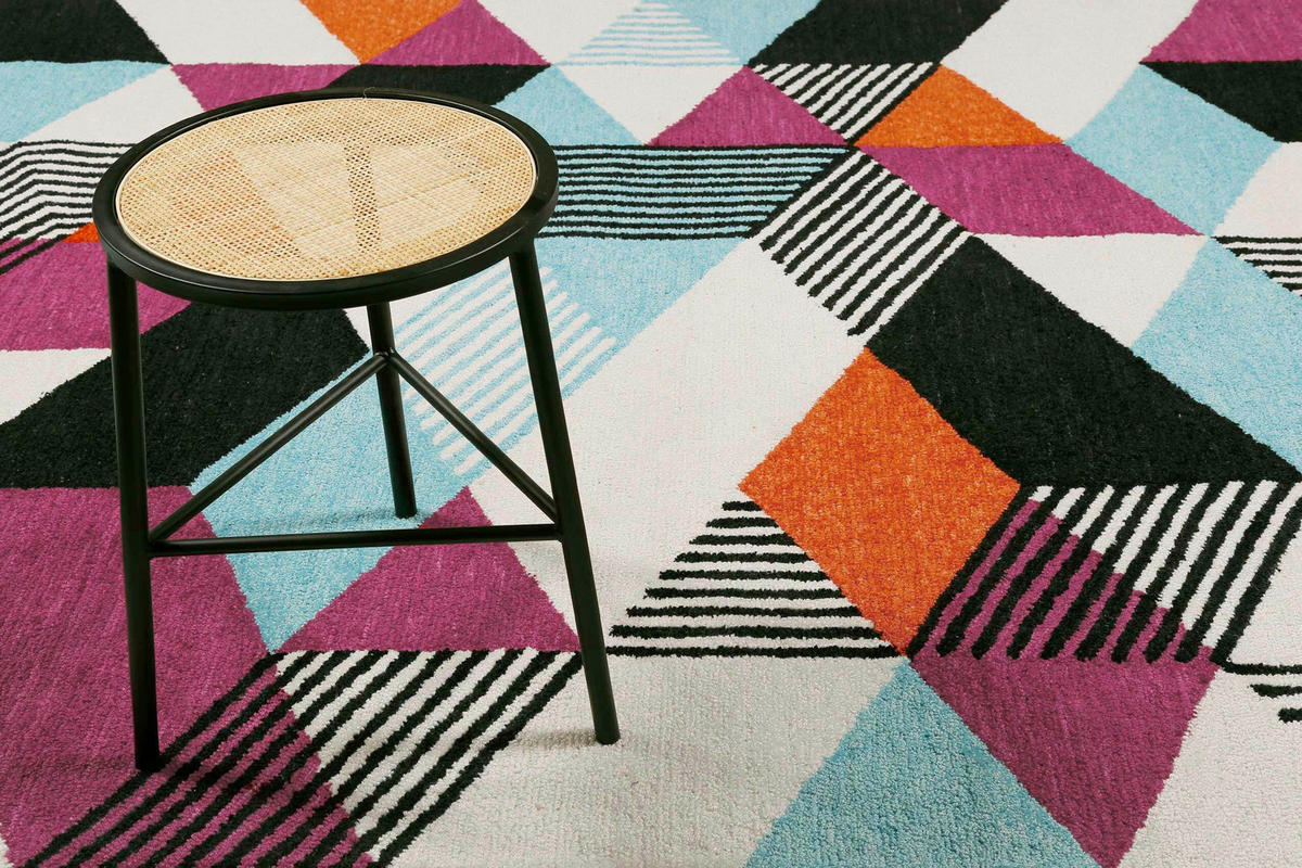 FLACHWEBETEPPICH 140/200 cm Uptown Multicolor  - Multicolor, KONVENTIONELL, Textil (140/200cm) - Esprit