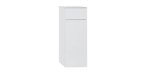 MIDISCHRANK 30/81/30 cm - Weiß, Design, Glas/Holzwerkstoff (30/81/30cm) - Dieter Knoll