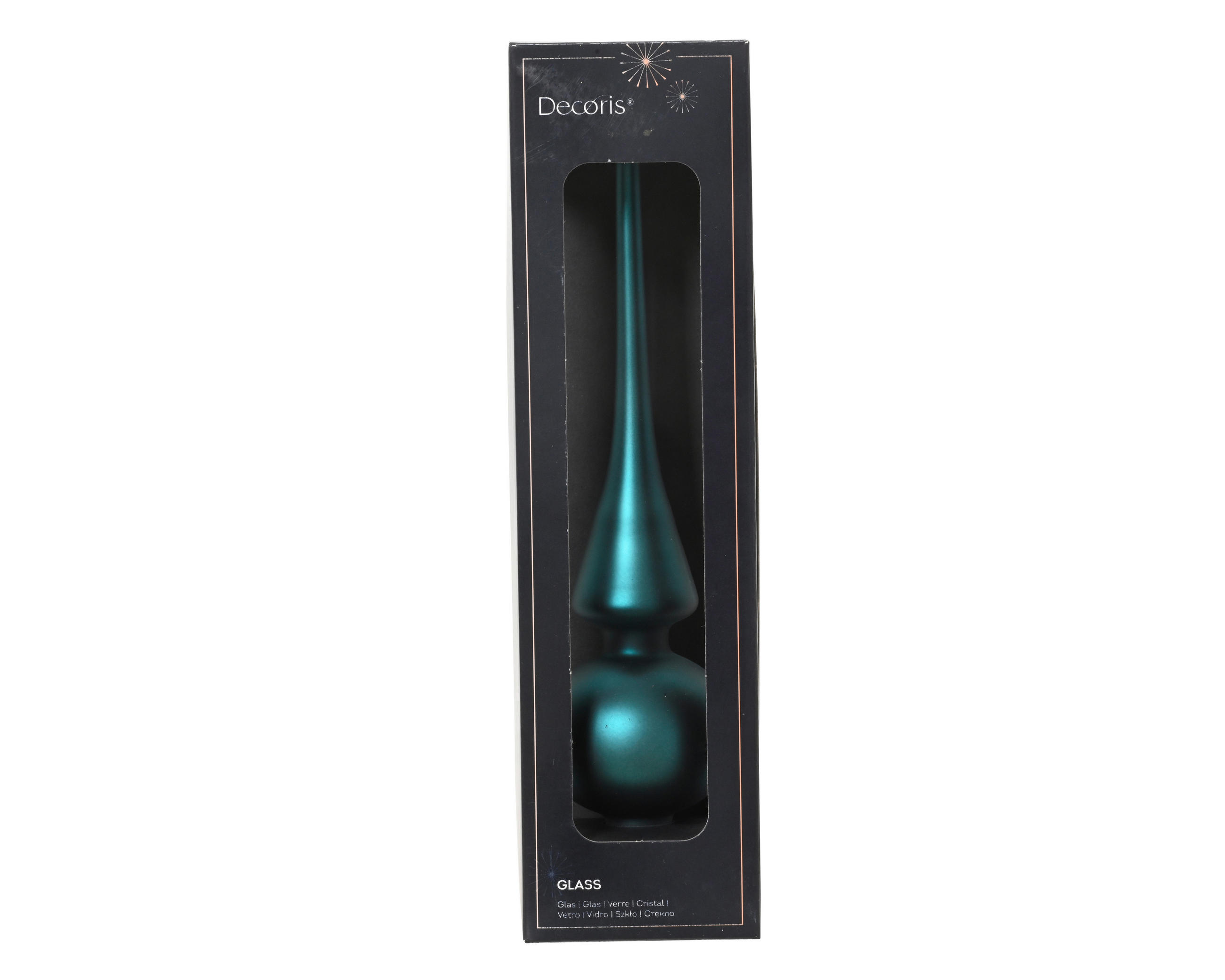 CHRISTBAUMSPITZE  - Smaragdgrün, Basics, Glas (6/26/26cm)