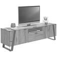 TV-ELEMENT 172,8/52/47 cm  - Eichefarben/Schwarz, Trend, Holz/Metall (172,8/52/47cm) - Landscape