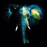 KUNSTDRUCK 14/14 cm  - Multicolor/Schwarz, Basics, Papier (14/14cm) - Monee