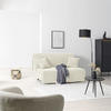 SCHLAFSOFA Velours Creme  - Creme/Schwarz, Design, Kunststoff/Textil (148/88/110cm) - Livetastic