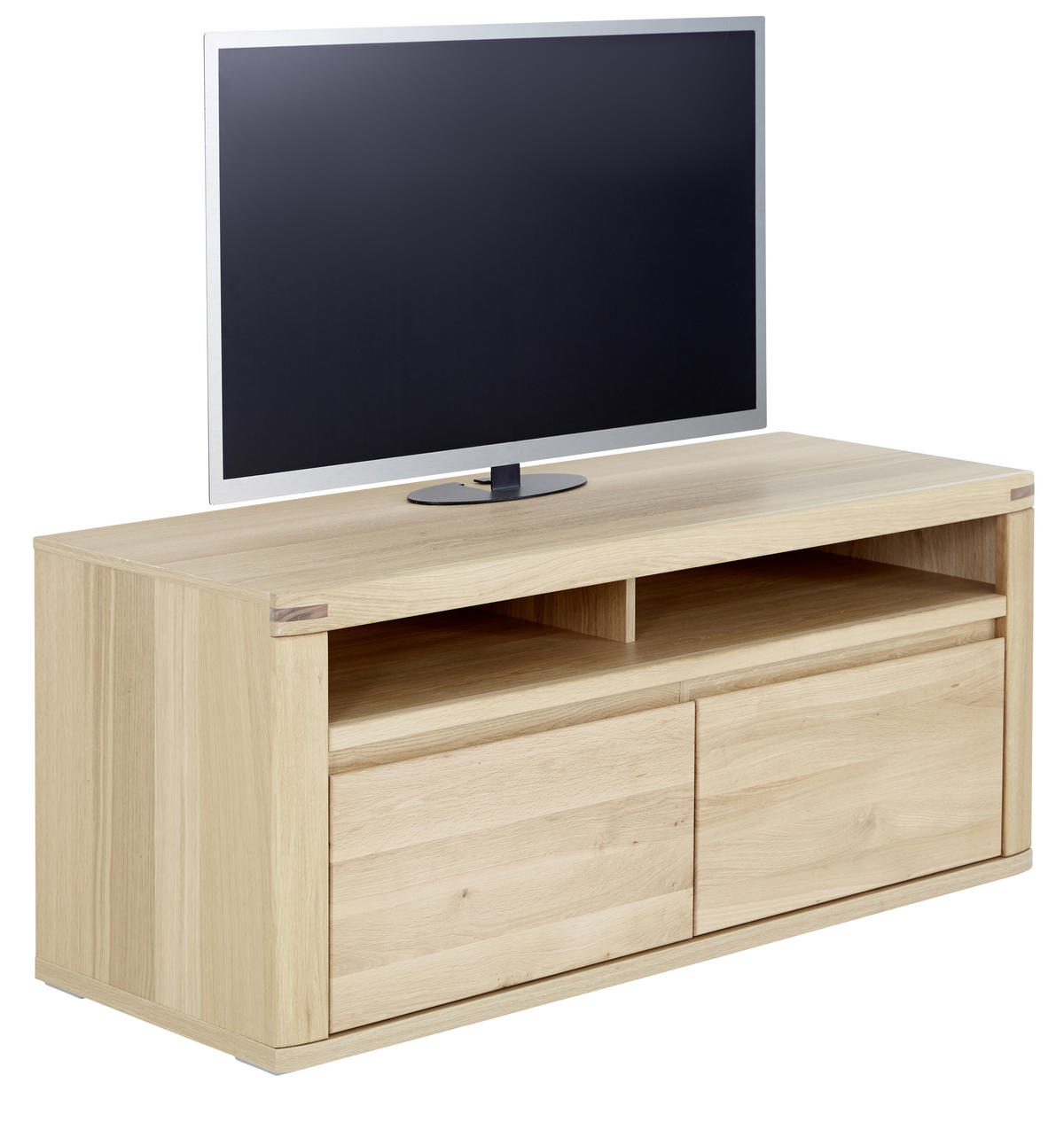 LOWBOARD  in 134/57/50 cm  - Alteiche/Grau, Konventionell, Holz/Holzwerkstoff (134/57/50cm) - Voleo