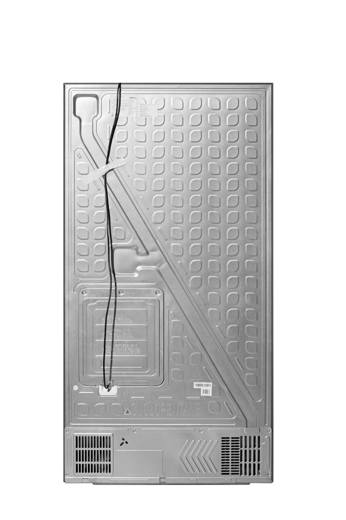 MULTI-DOOR 91,2/178,5/72,5 cm RQ758N4SAFE  - Schwarz, MODERN, Metall (91,2/178,5/72,5cm) - Hisense