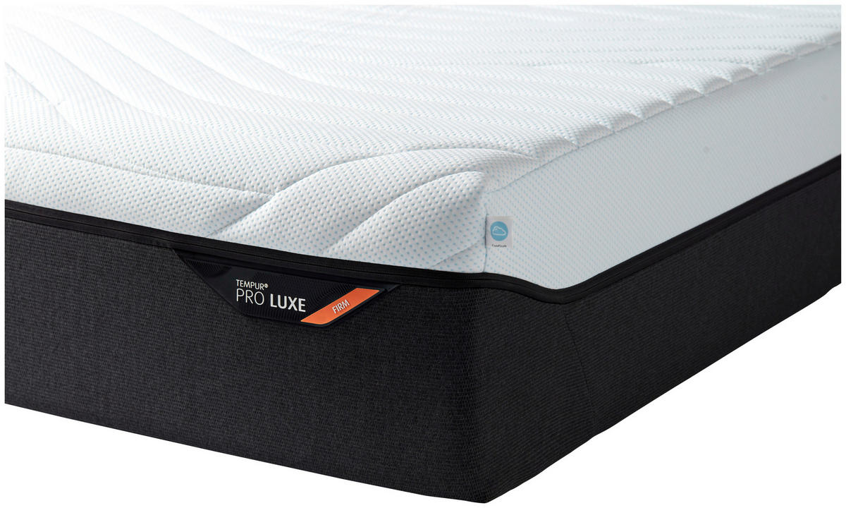 MATRATZE PRO LUXE FIRM Pro Luxe® Coolquilt 90/200 cm Höhe ca. 32 cm  funktional  - Weiss, Basics, Textil (90/200cm) - Tempur
