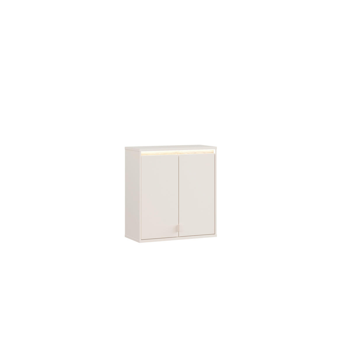 Comodă 73,1/78,4/33 cm  - culoare lemn stejar/nisipiu, Basics, metal/material pe bază de lemn (73,1/78,4/33cm) - Xora