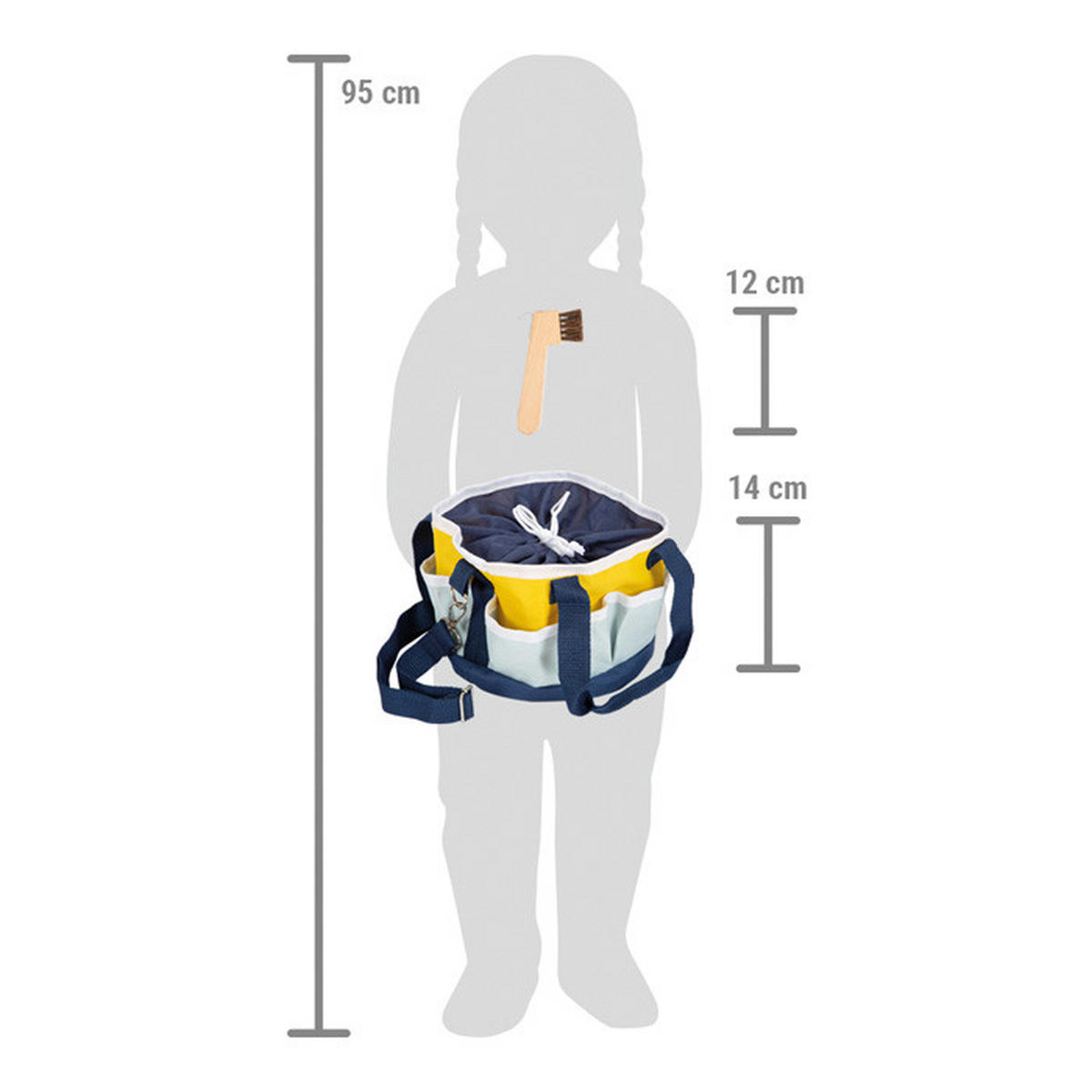 KINDERSPIELSET  - Multicolor, Basics, Holz/Textil (20/14/20cm) - small foot