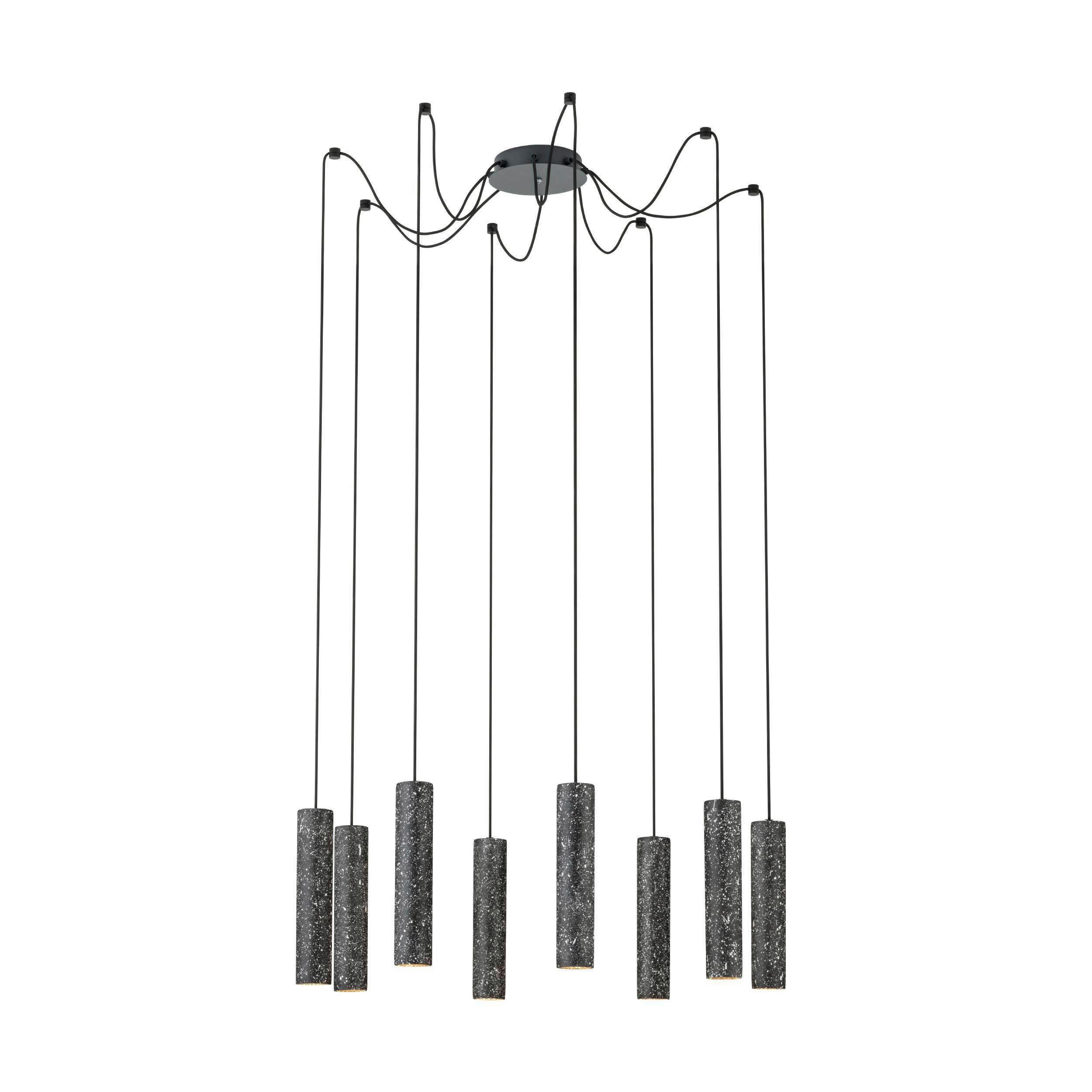 LED-HÄNGELEUCHTE 18,5/150 cm  - Anthrazit/Schwarz, Design, Stein/Metall (18,5/150cm) - Eglo