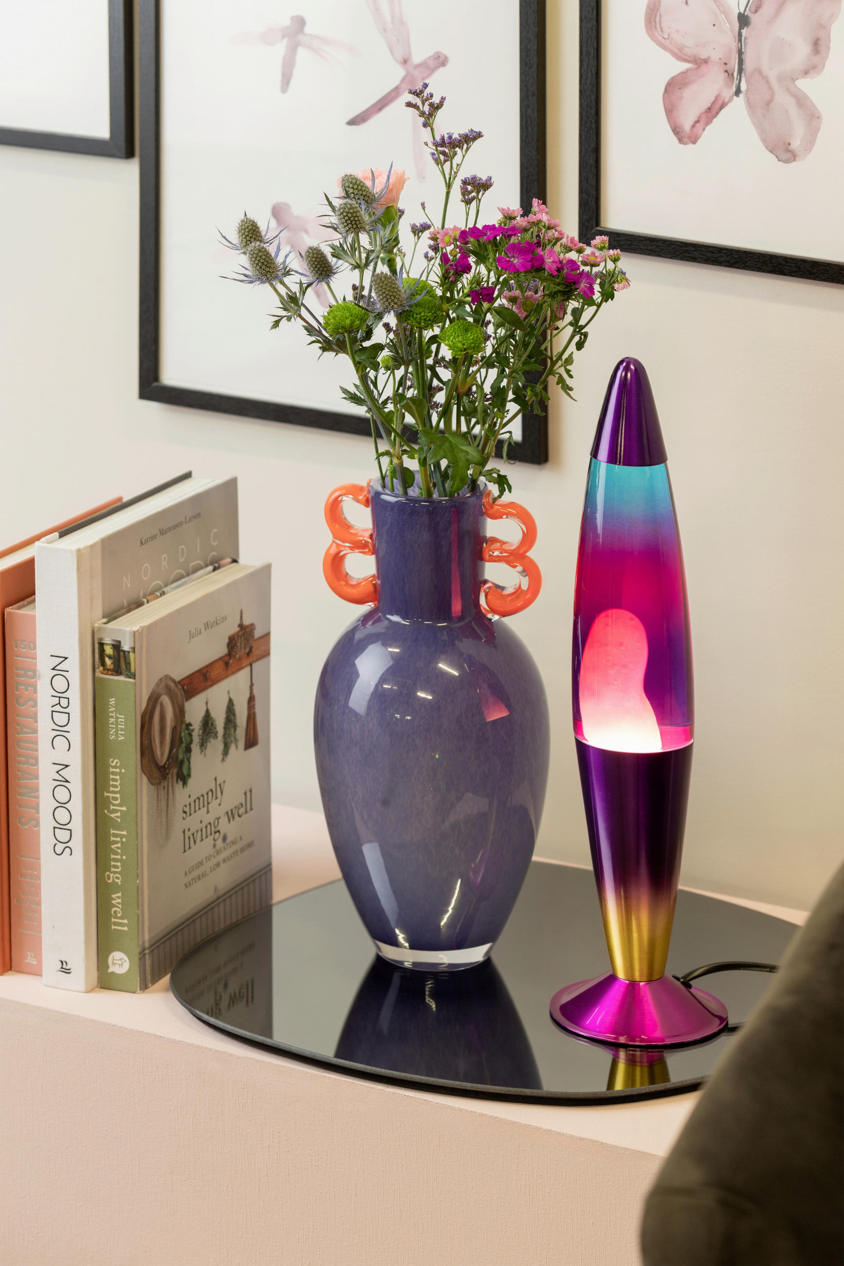 LAVALEUCHTE Funky Rocket 10/10/41.5 cm   - Multicolor, Basics, Glas (10/10/41.5cm) - Leitmotiv