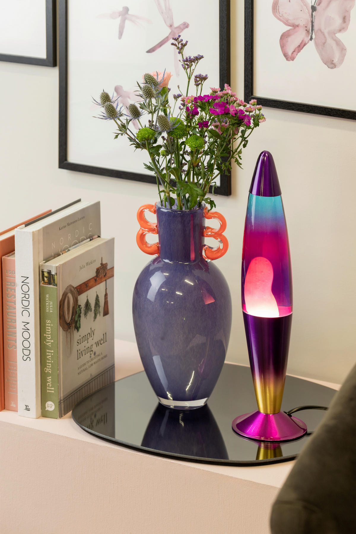 LAVALEUCHTE Funky Rocket 10/10/41.5 cm   - Multicolor, Basics, Glas (10/10/41.5cm) - Leitmotiv