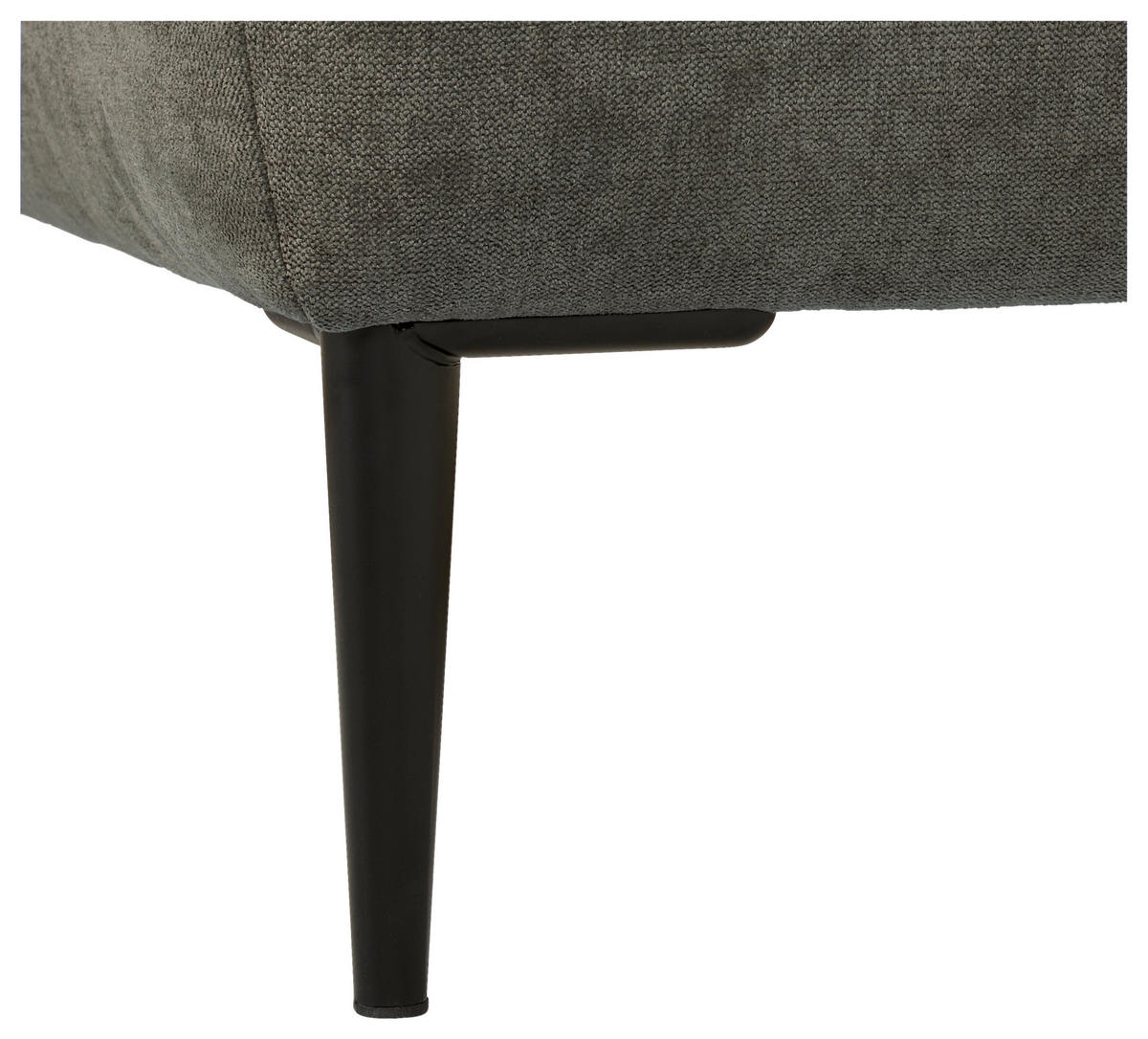 KUTNA GARNITURA tekstil  boje blata   - boje blata/crna, Konvencionalno, tekstil/metal (226/155cm) - Carryhome