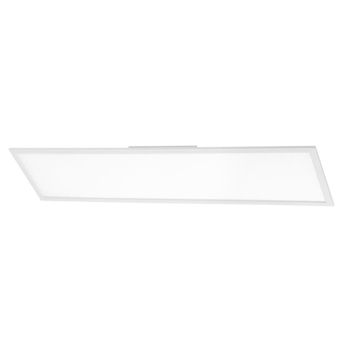 LED-DECKENLEUCHTE 119.5/29.5/6 cm   - Weiß, Design, Kunststoff (119.5/29.5/6cm)